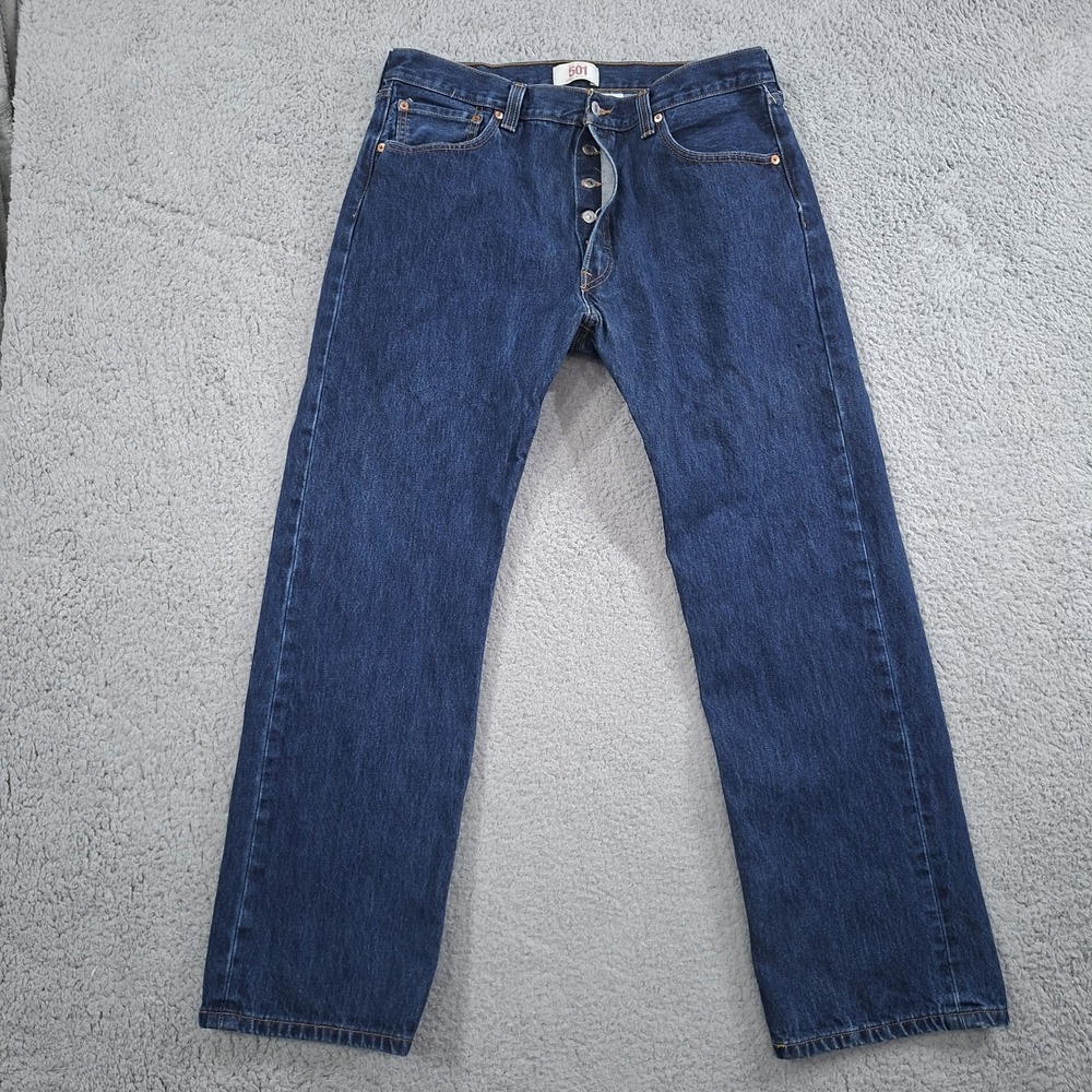 Levi's 501 XX Jeans 36x30 Made in Mexico Button Fly Vintage Denim Mens Work